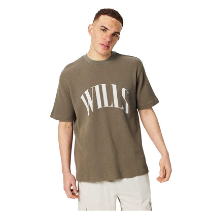 Smokey Blue - Lifestyle - Jack Wills Mens Waffle T-Shirt