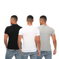 Black-Grey-White - Back - Ben Sherman Mens Otto T-Shirt (Pack of 3)