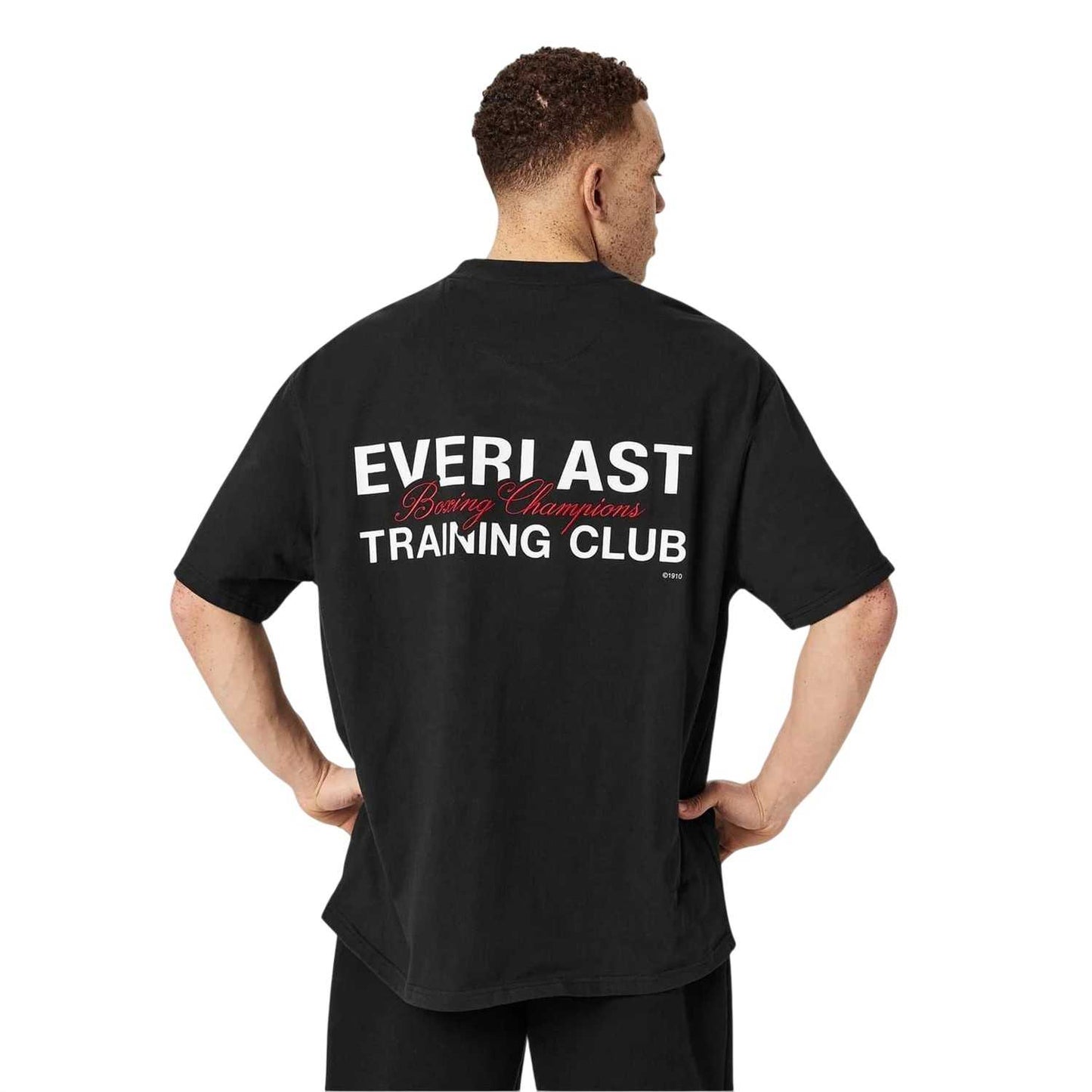Black - Lifestyle - Everlast Mens Oversized T-Shirt