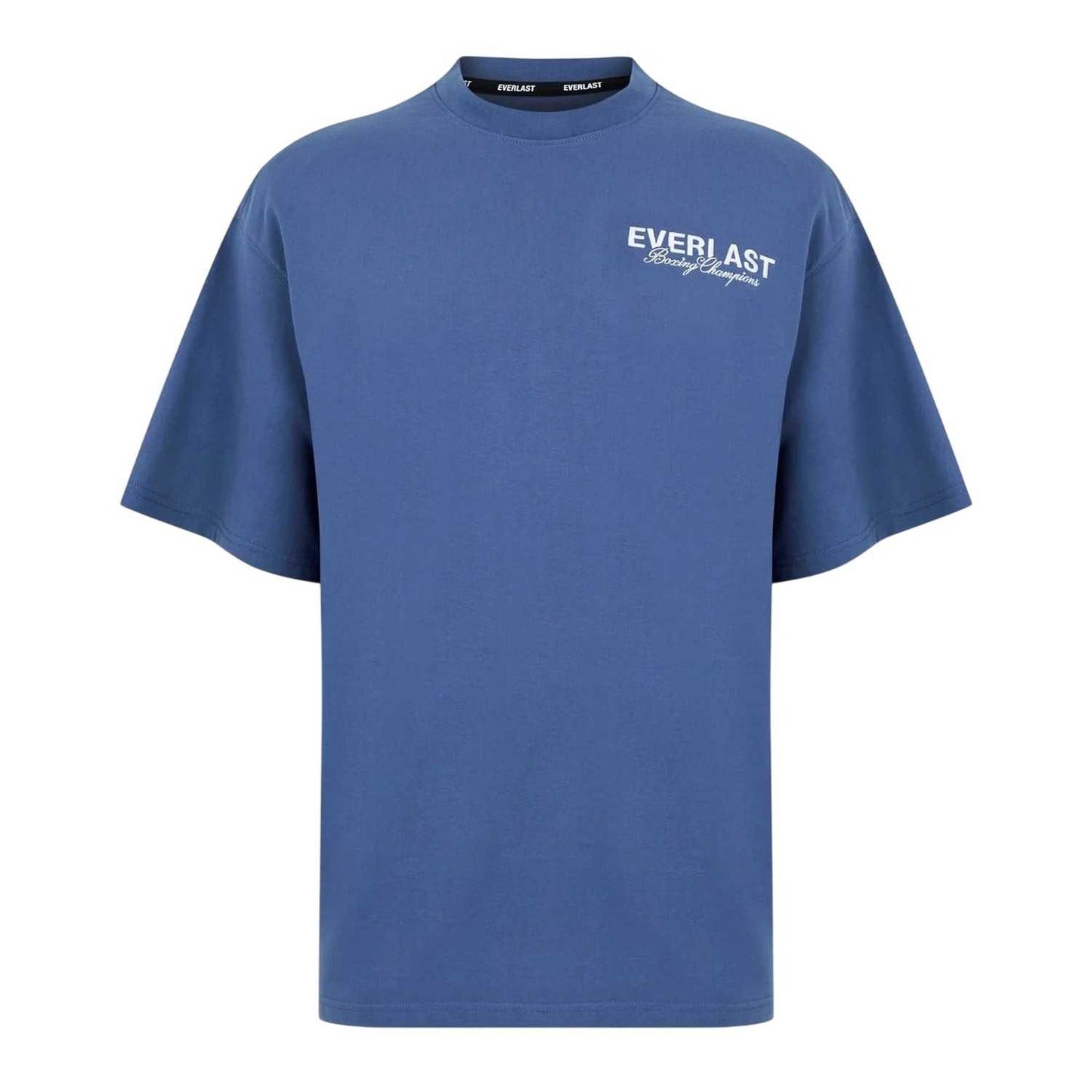 Indigo - Front - Everlast Mens Oversized T-Shirt