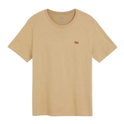 Sand - Front - Levis Mens Housemark T-Shirt