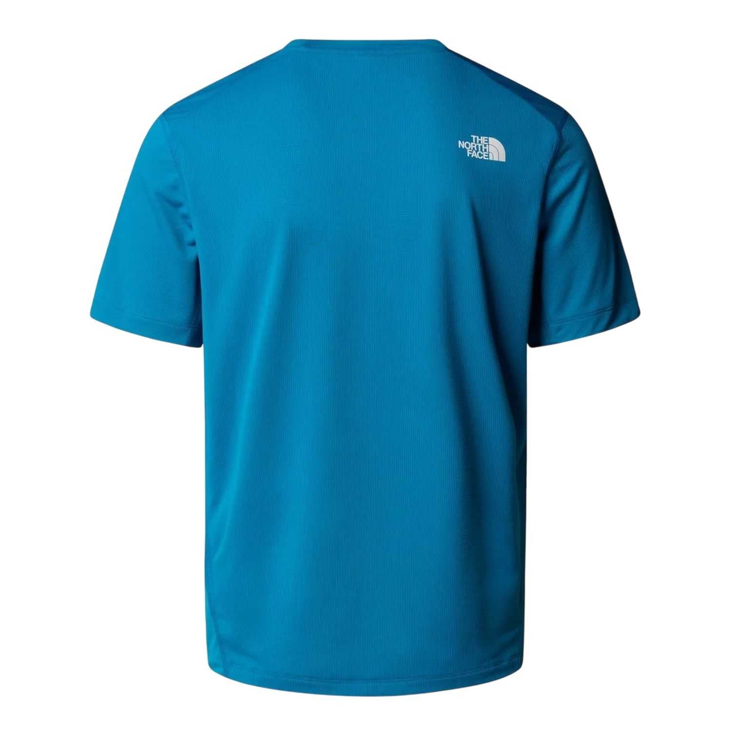 Dusky Blue - Back - The North Face Mens Lightbright Crew Neck Regular T-Shirt