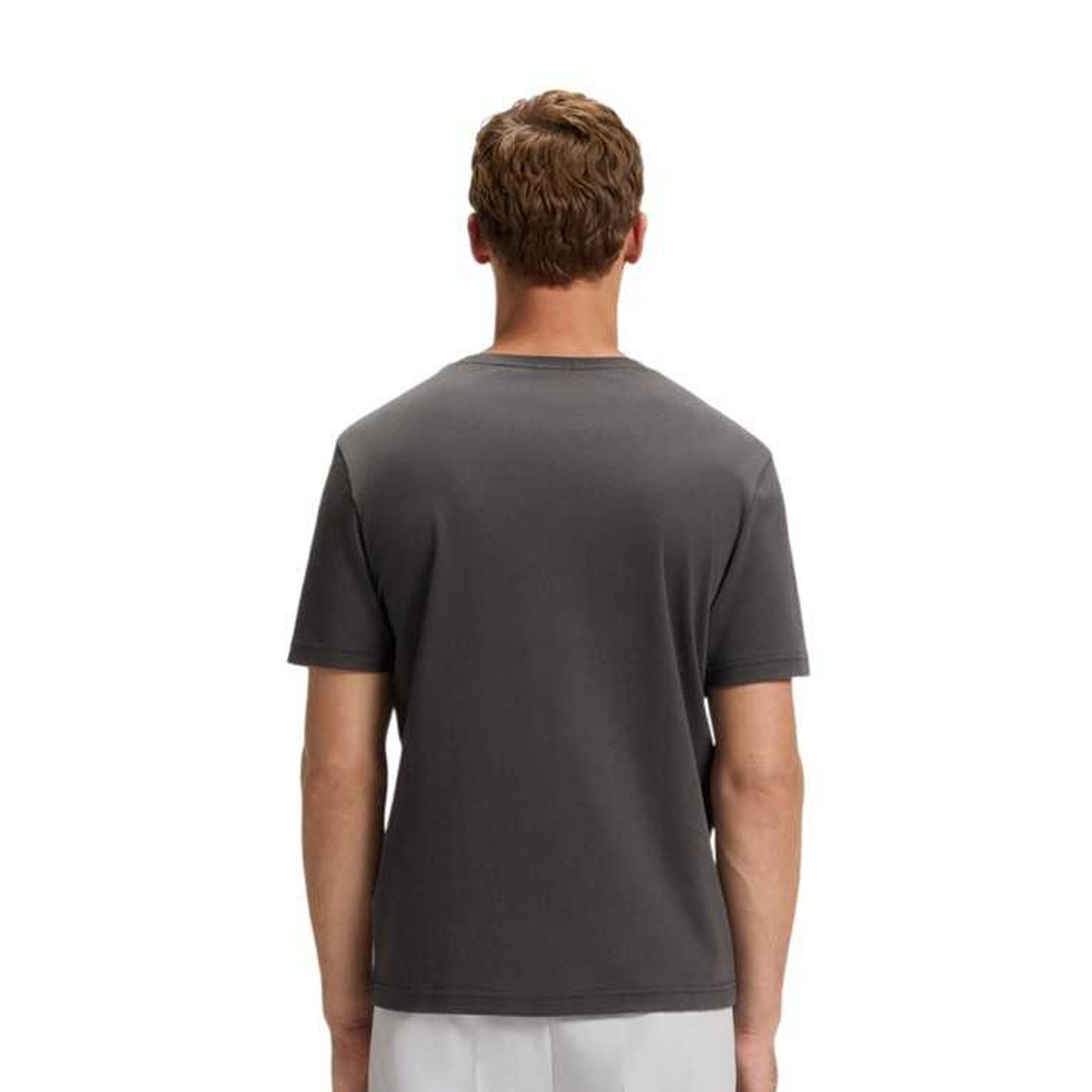 Dark Grey - Back - Boss Mens Future Regular T-Shirt