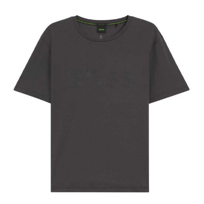 Dark Grey - Front - Boss Mens Future Regular T-Shirt