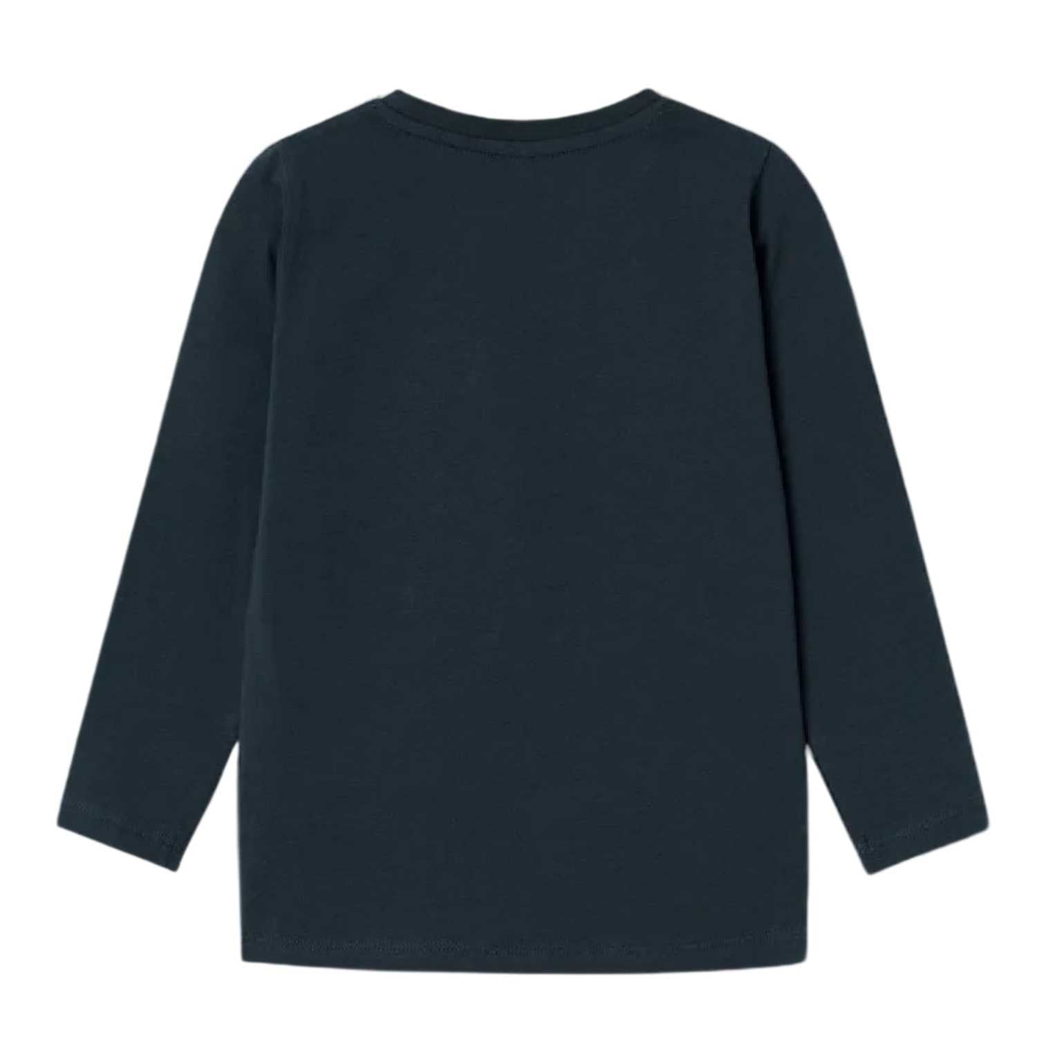 Dark Sapphire - Back - Paw Patrol Childrens-Kids Chase & Marshall Long-Sleeved T-Shirt
