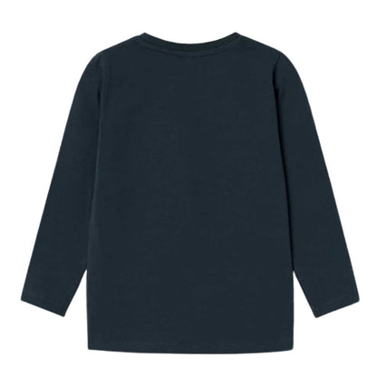 Dark Sapphire - Back - Paw Patrol Childrens-Kids Chase & Marshall Long-Sleeved T-Shirt