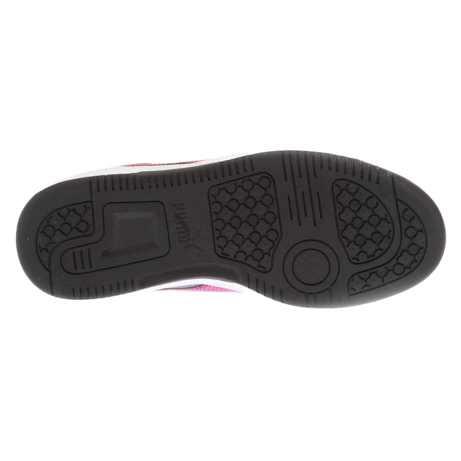 Black-Grey - Lifestyle - Puma Childrens-Kids Rebound V6 Leather Trainers