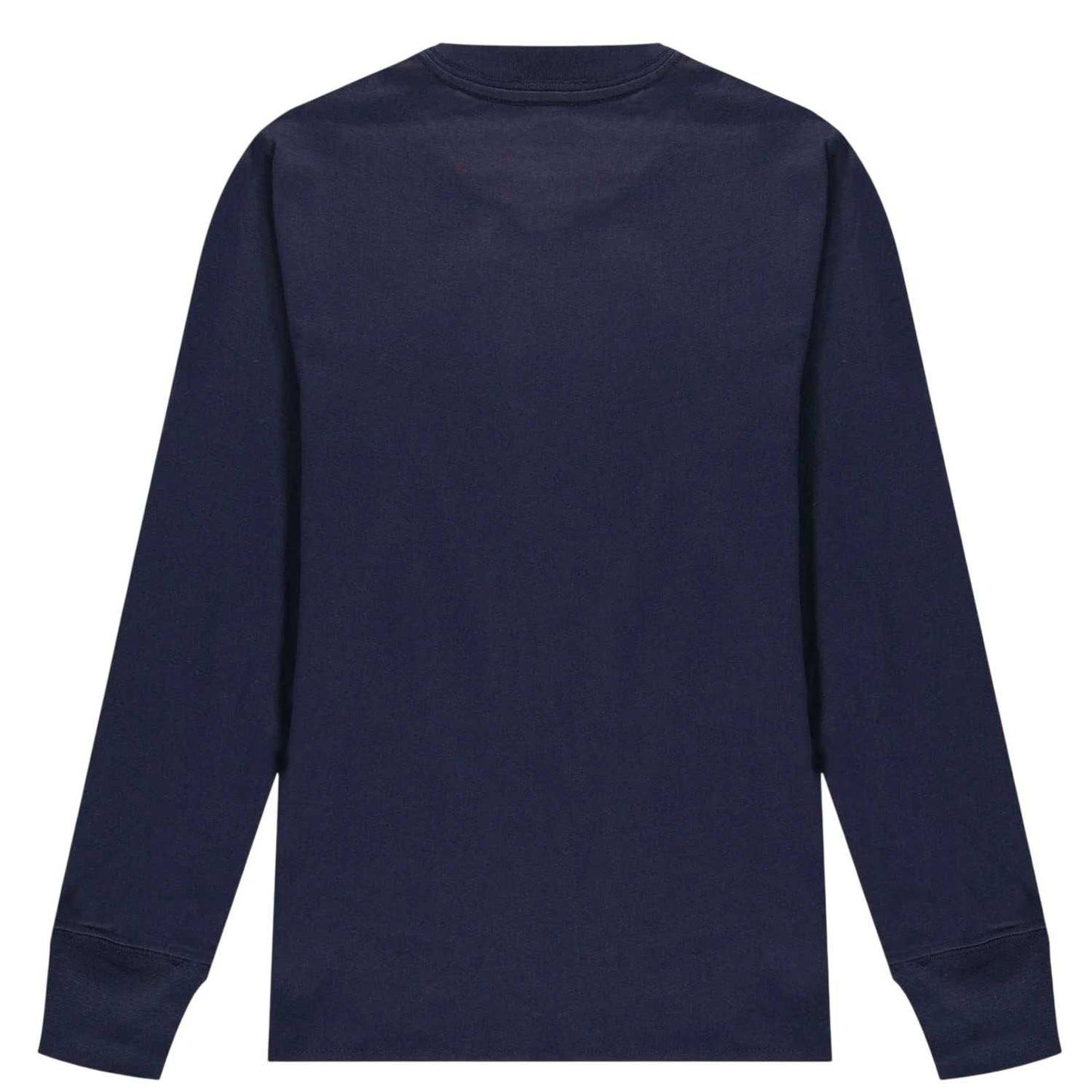 Navy - Back - Ralph Lauren Boys Polo Cotton Long-Sleeved T-Shirt