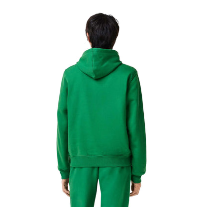 Green - Back - Lacoste Mens XL Croc Jogger Hoodie