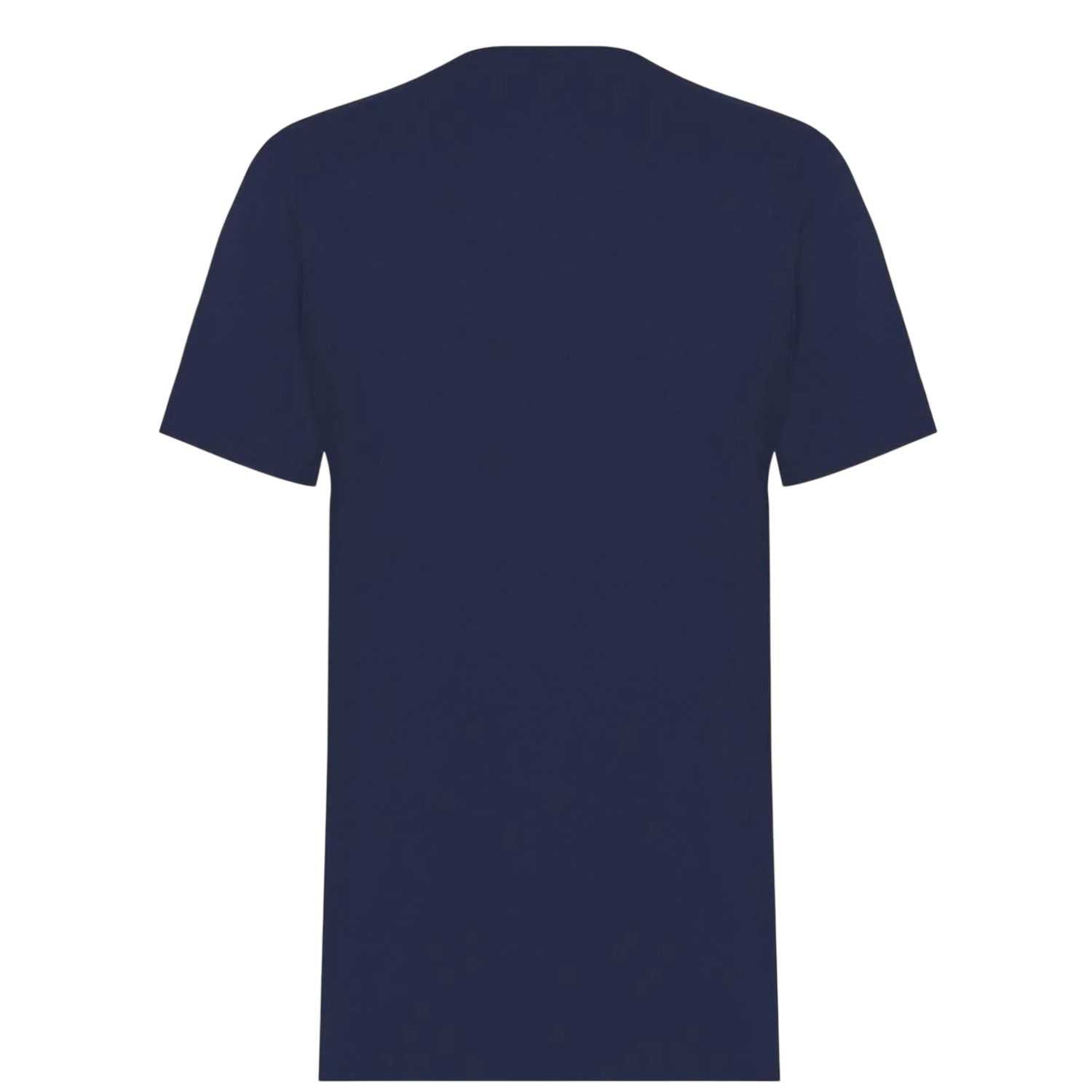 Blue - Back - LA Galaxy Mens MLS Logo Cotton T-Shirt