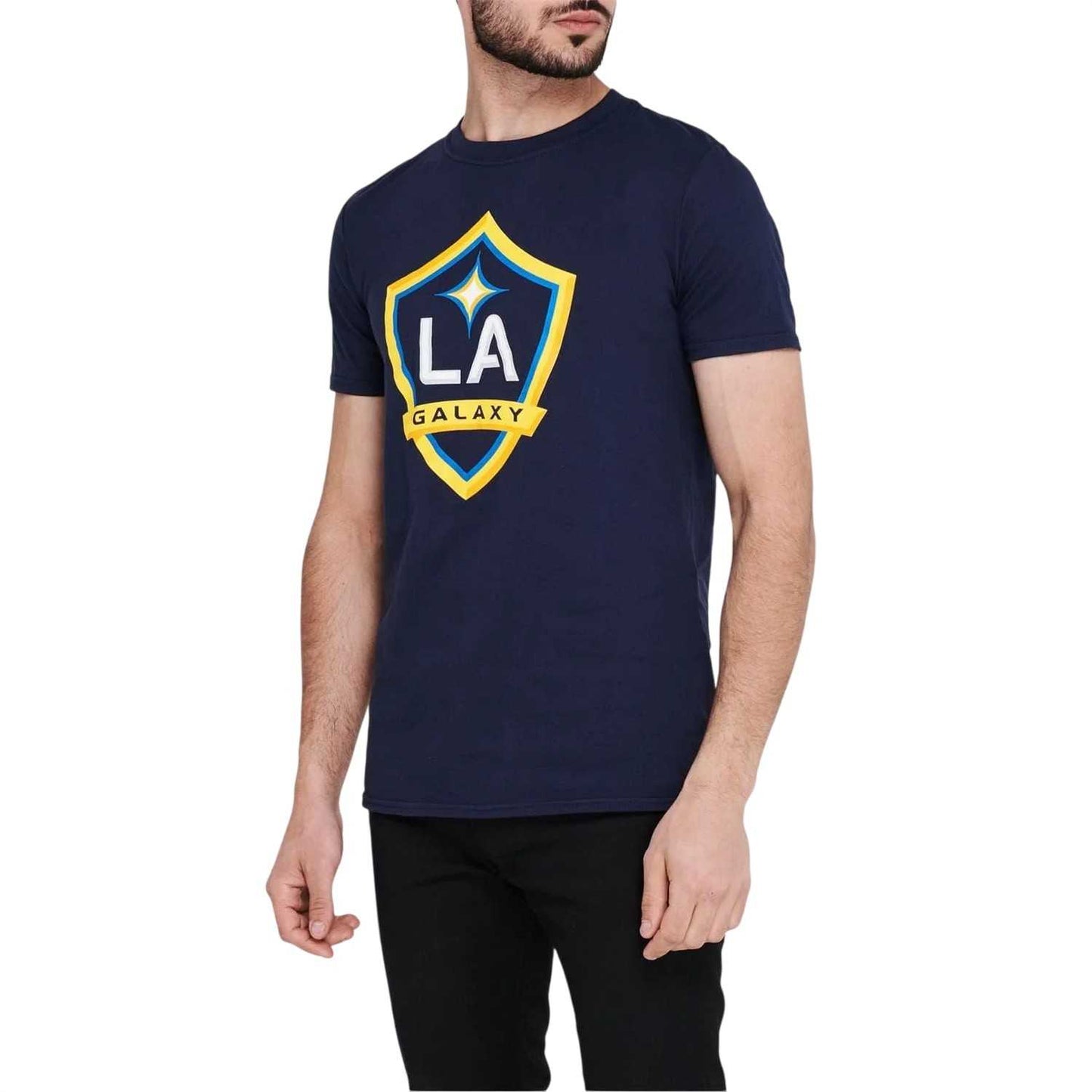 Blue - Lifestyle - LA Galaxy Mens MLS Logo Cotton T-Shirt