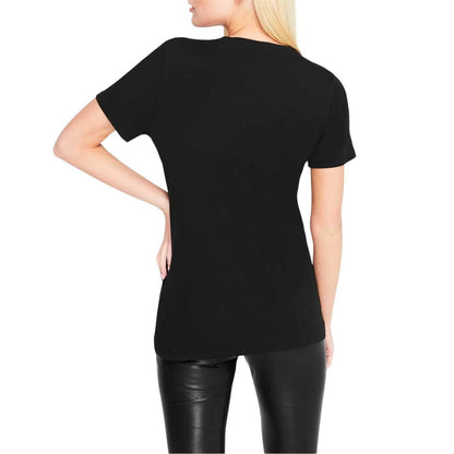 Black - Back - Hugo Boss Womens-Ladies Diamante Logo T-Shirt