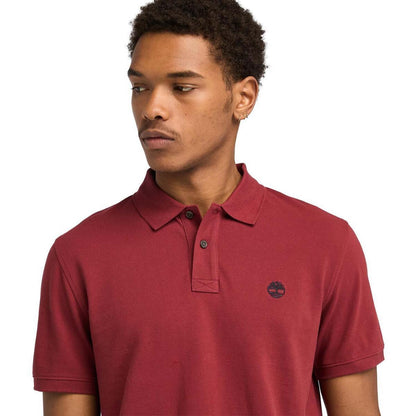 Brown - Lifestyle - Timberland Unisex Adult Millers River Pique Polo Shirt