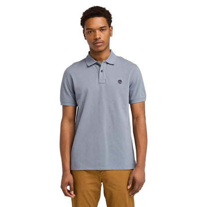 Grey - Front - Timberland Unisex Adult Millers River Pique Polo Shirt