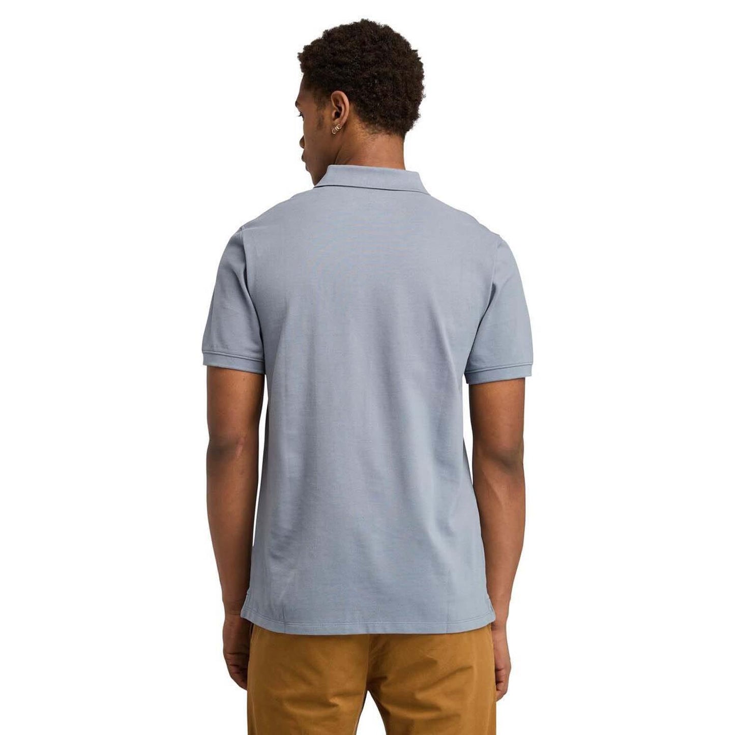 Grey - Back - Timberland Unisex Adult Millers River Pique Polo Shirt