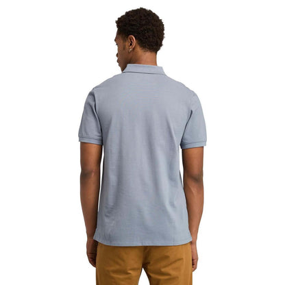 Grey - Back - Timberland Unisex Adult Millers River Pique Polo Shirt