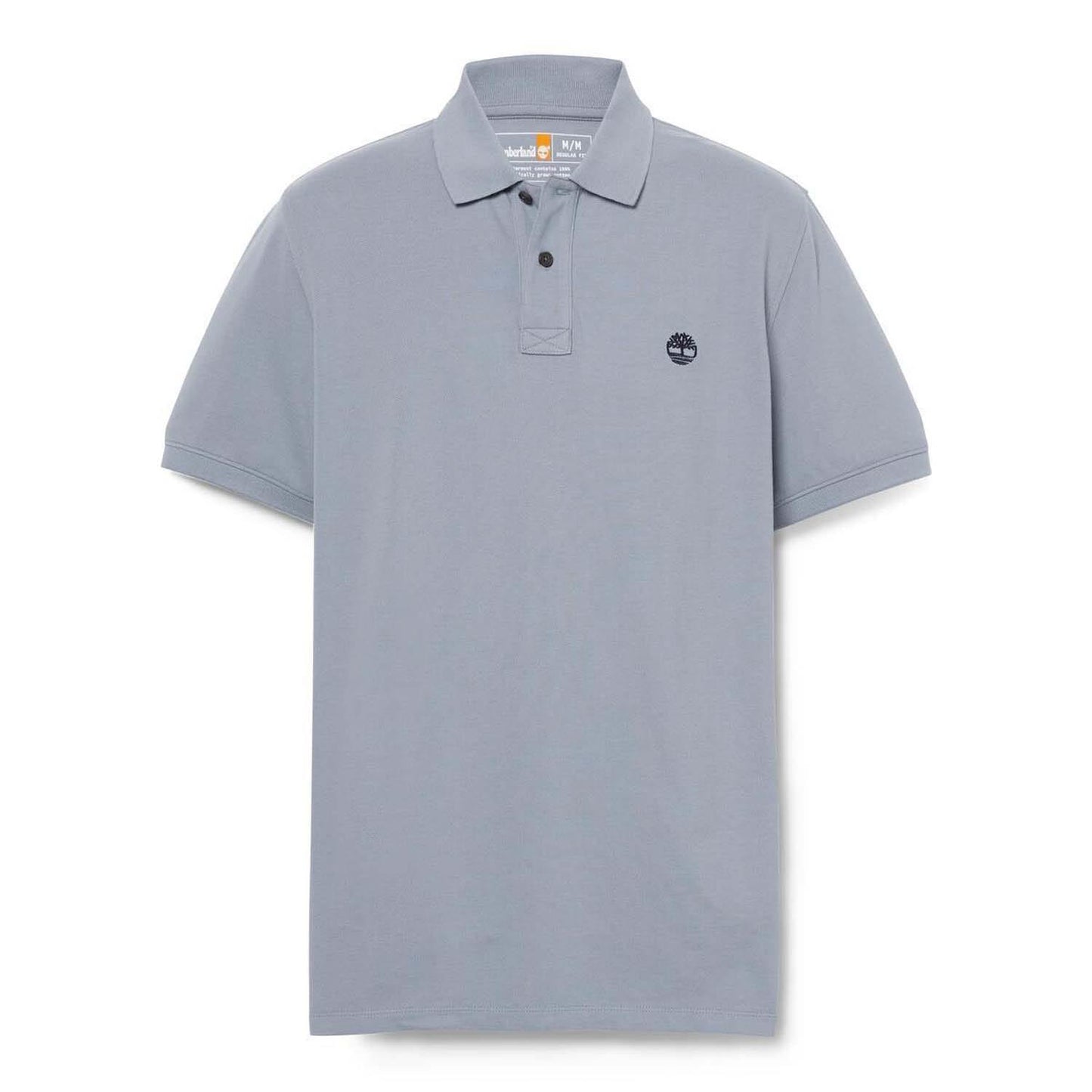 Grey - Side - Timberland Unisex Adult Millers River Pique Polo Shirt