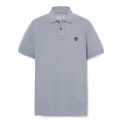 Grey - Side - Timberland Unisex Adult Millers River Pique Polo Shirt