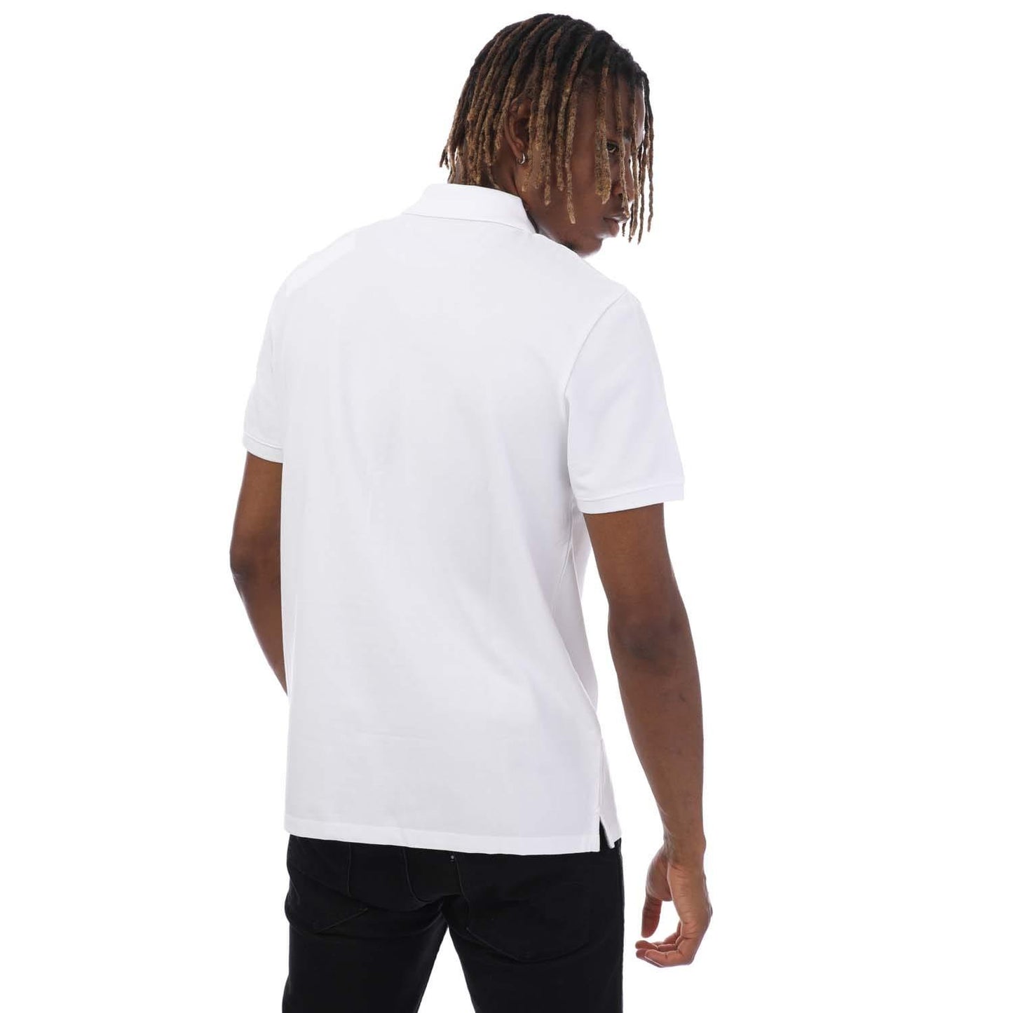 White - Back - Timberland Unisex Adult Millers River Pique Polo Shirt