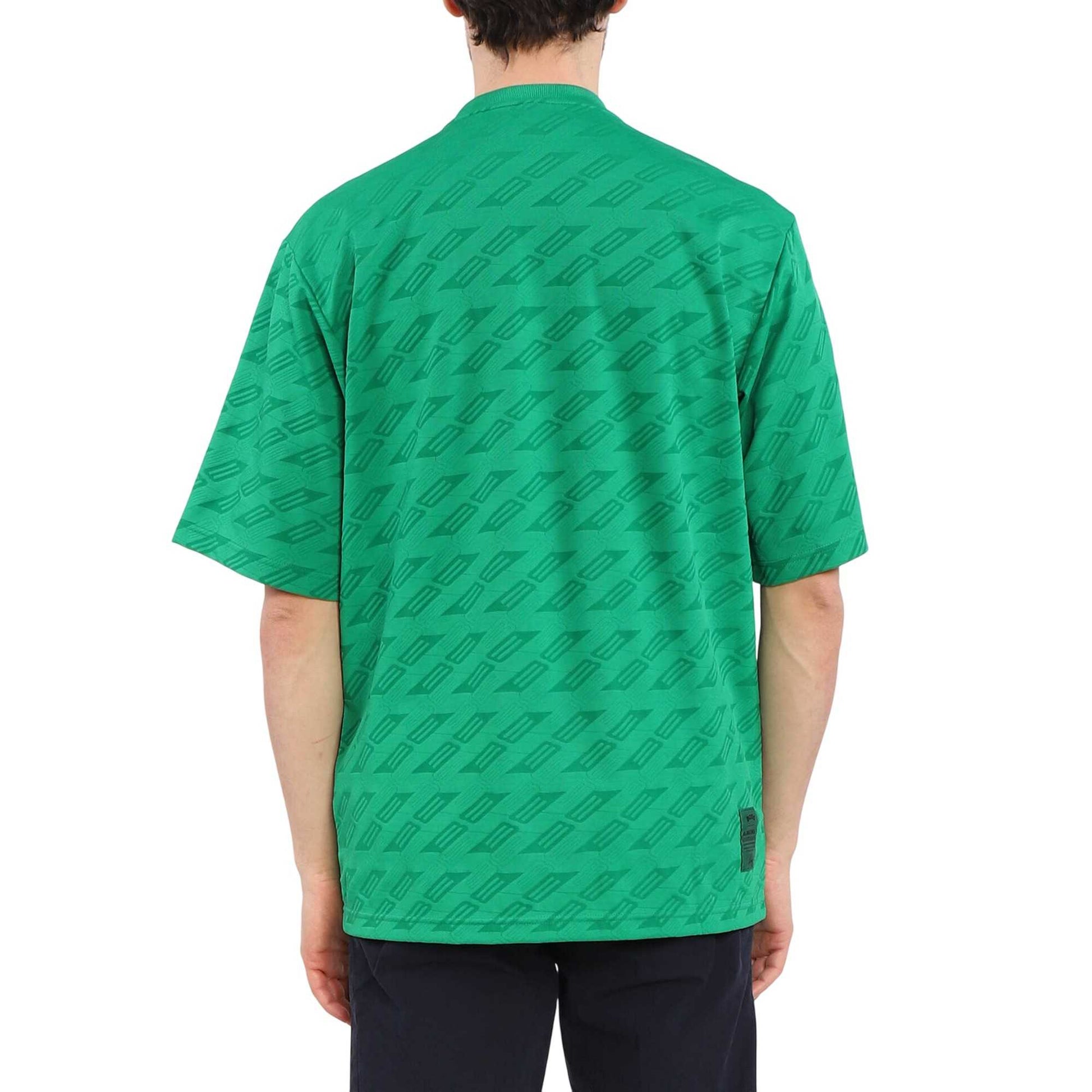 Green - Back - Boss Mens Ajbxng Talboa All-Over Print T-Shirt
