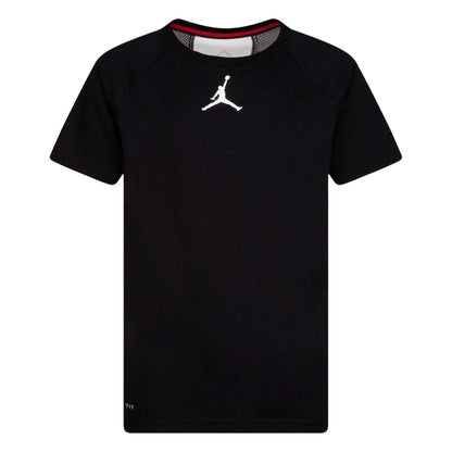 Black - Front - Nike Boys Air Jordan Dri-FIT T-Shirt