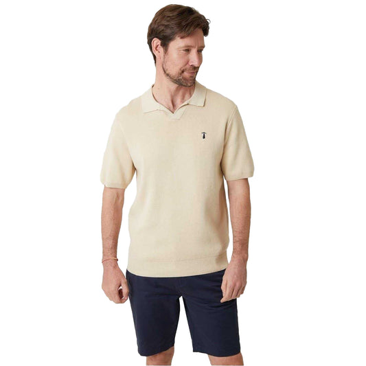 Stone - Front - Saltwell Mens Regular Polo Shirt