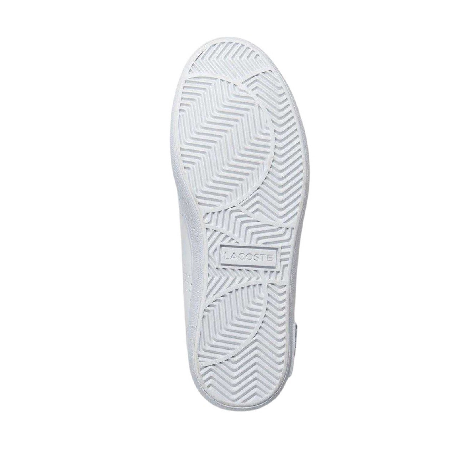 White - Lifestyle - Lacoste Womens-Ladies Powercourt 2.0 Leather Trainers