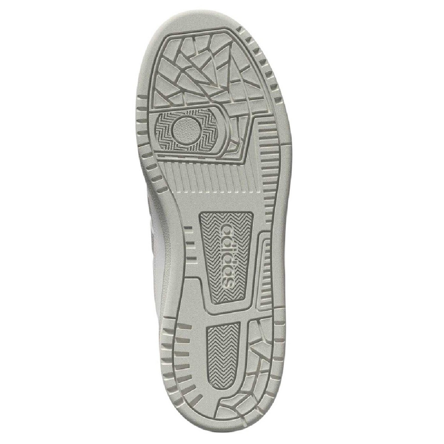 White - Back - Adidas Womens-Ladies Rapid Court Cupsole Trainers