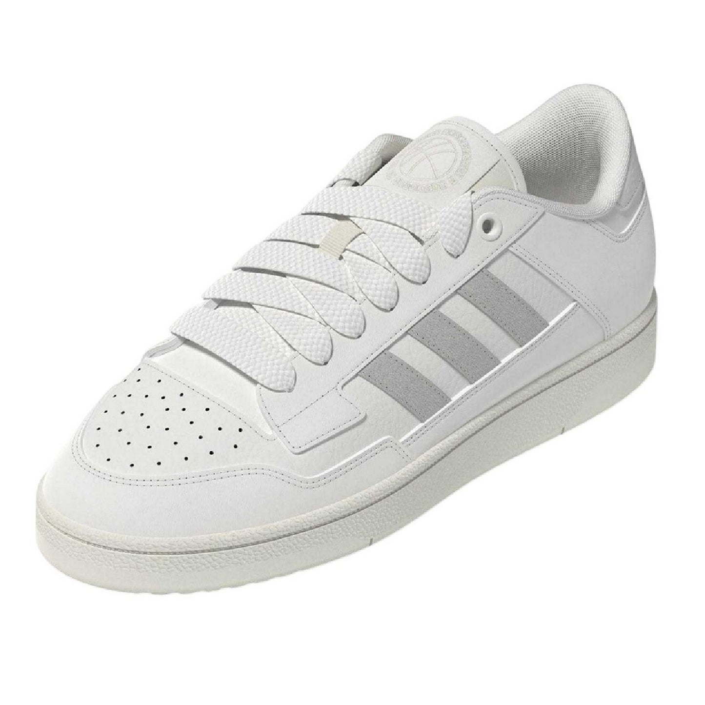 White - Side - Adidas Womens-Ladies Rapid Court Cupsole Trainers