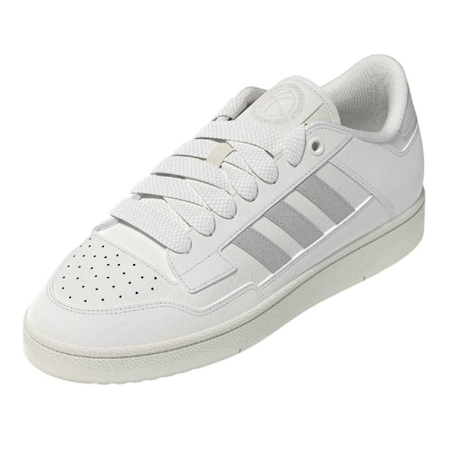 White - Side - Adidas Womens-Ladies Rapid Court Cupsole Trainers