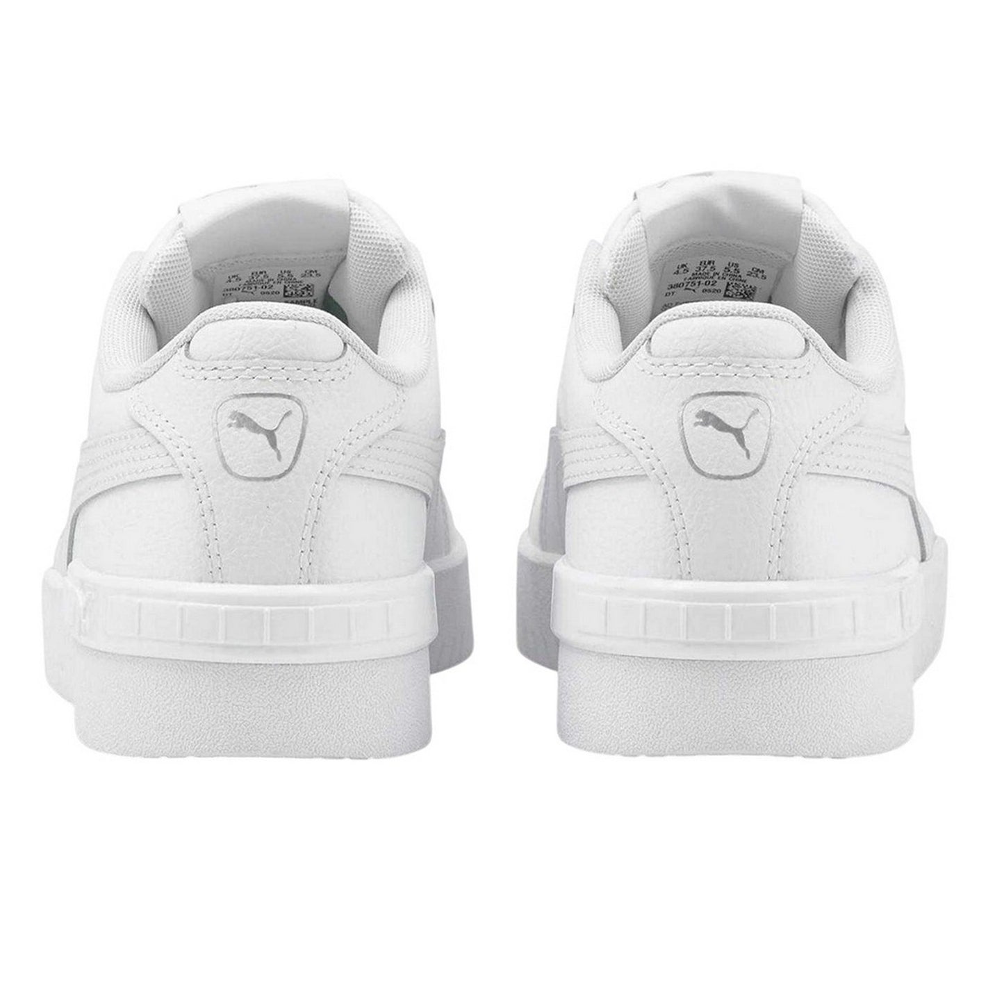 White - Back - Puma Womens-Ladies Jada Platform Trainers
