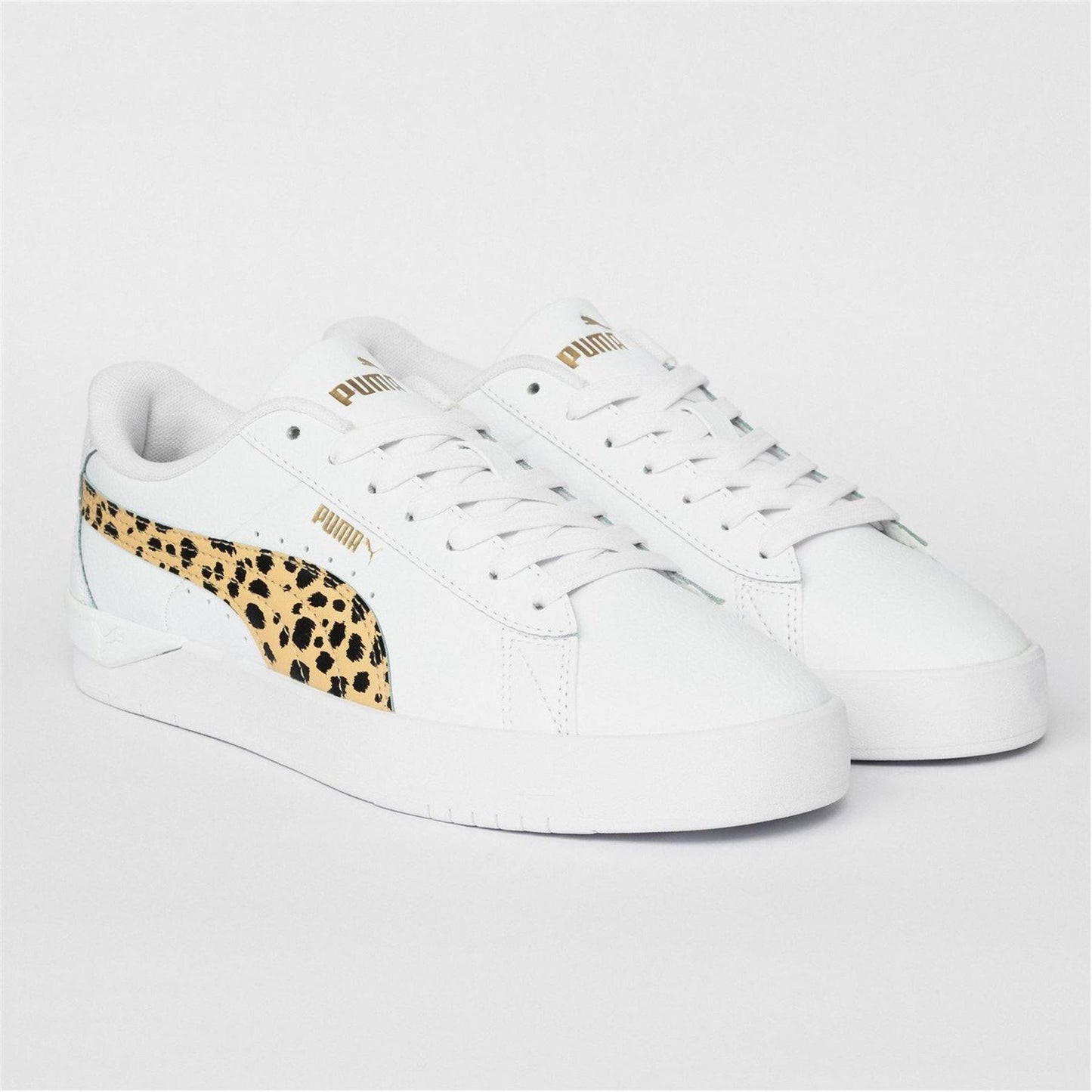 White-Leopard - Back - Puma Womens-Ladies Jada Platform Trainers