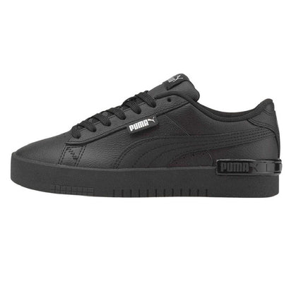Black - Side - Puma Womens-Ladies Jada Platform Trainers