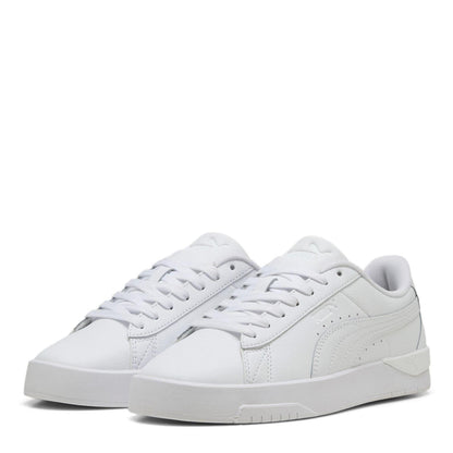 Triple White - Front - Puma Womens-Ladies Jada Platform Trainers
