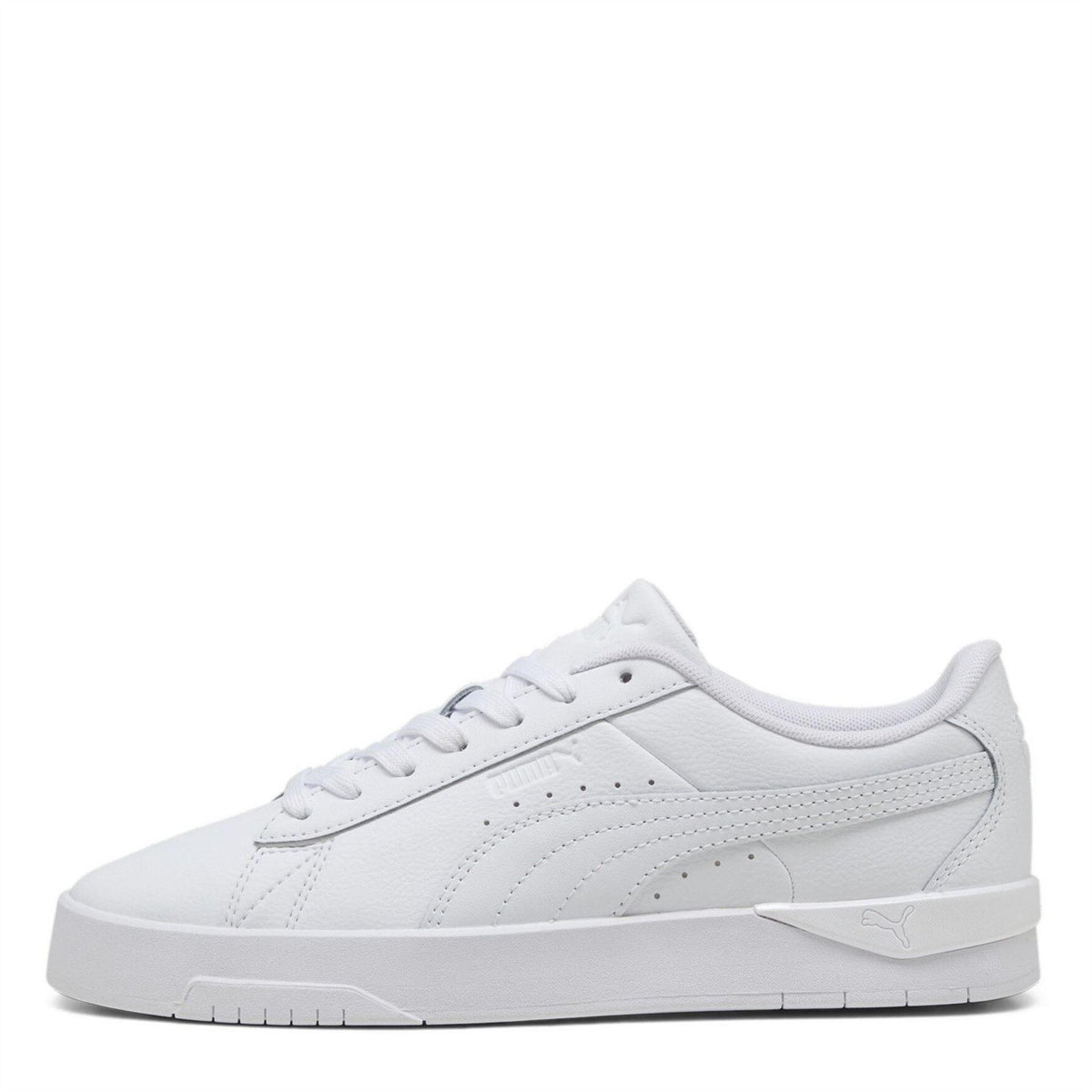 Triple White - Back - Puma Womens-Ladies Jada Platform Trainers