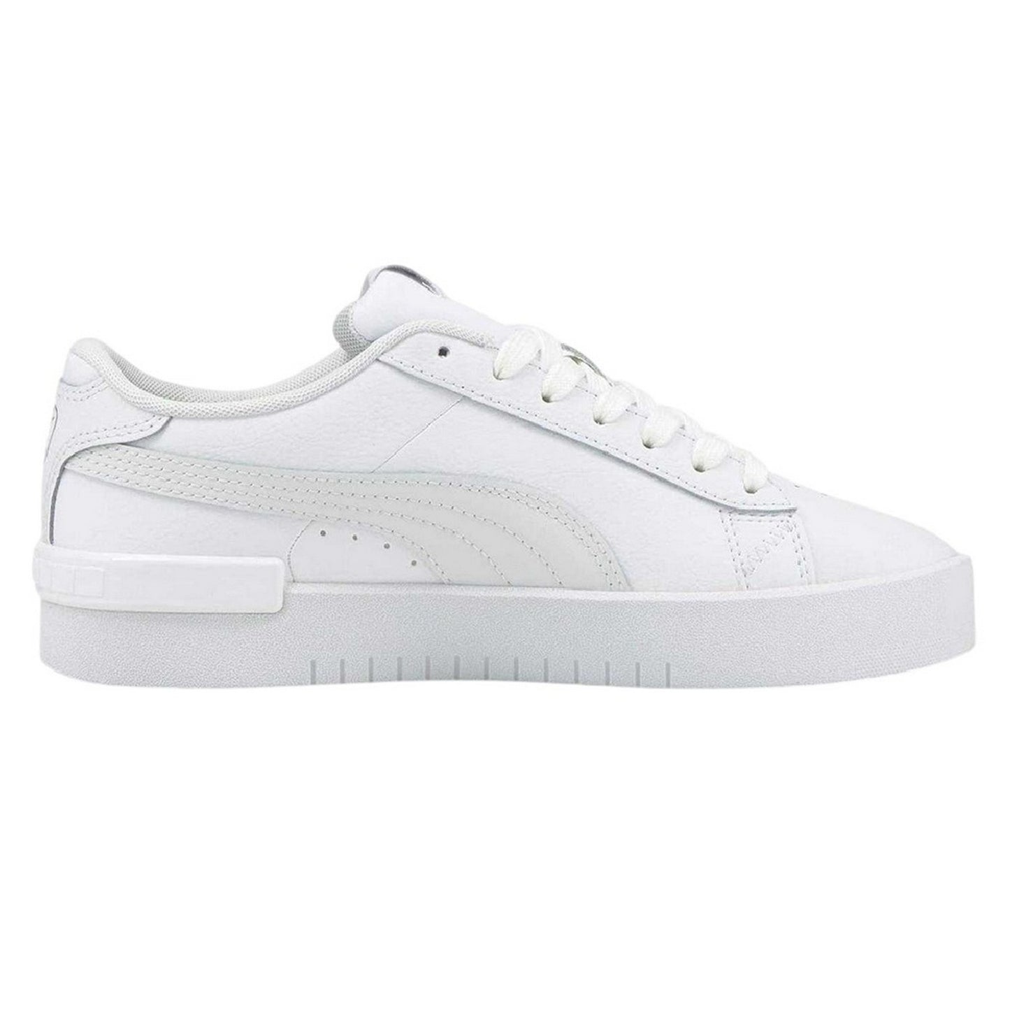 White - Front - Puma Womens-Ladies Jada Platform Trainers