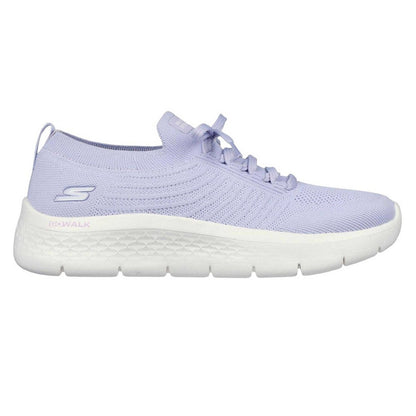 Lavender - Back - Skechers Womens-Ladies Go Walk Knitted Trainers