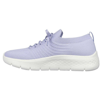 Lavender - Side - Skechers Womens-Ladies Go Walk Knitted Trainers