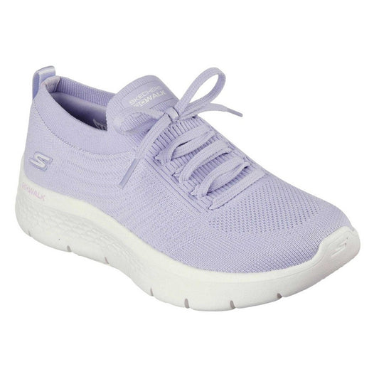 Lavender - Front - Skechers Womens-Ladies Go Walk Knitted Trainers