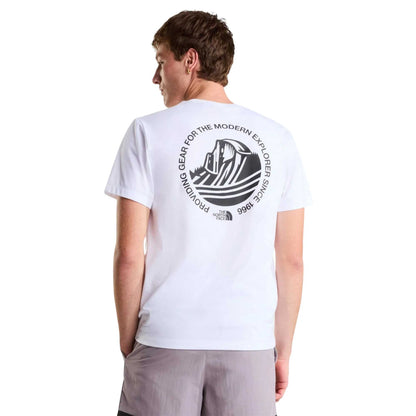 White - Lifestyle - The North Face Mens Monte Graphic T-Shirt