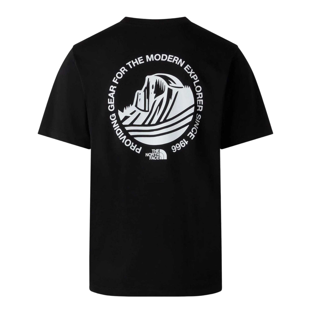 Black - Back - The North Face Mens Monte Graphic T-Shirt