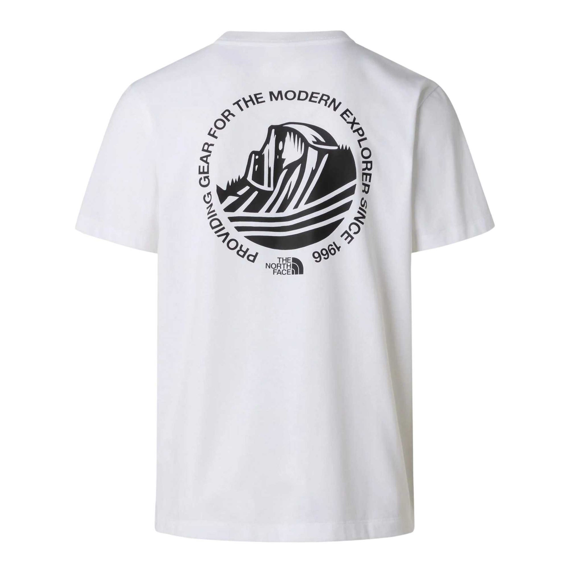 White - Back - The North Face Mens Monte Graphic T-Shirt