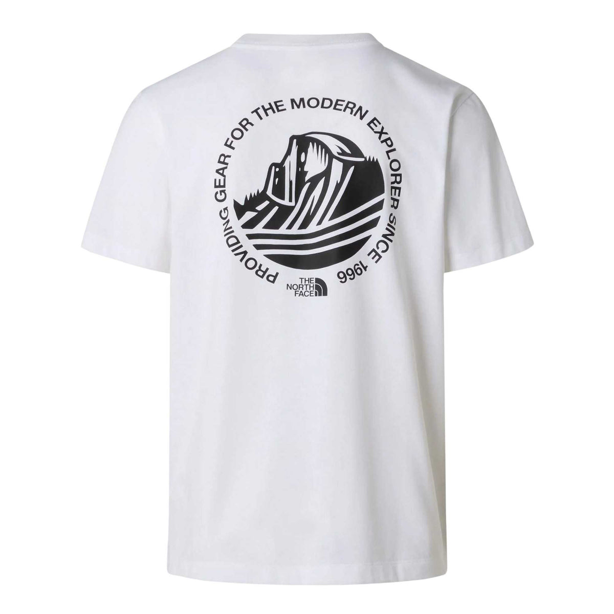 White - Back - The North Face Mens Monte Graphic T-Shirt