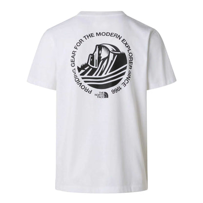 White - Back - The North Face Mens Monte Graphic T-Shirt