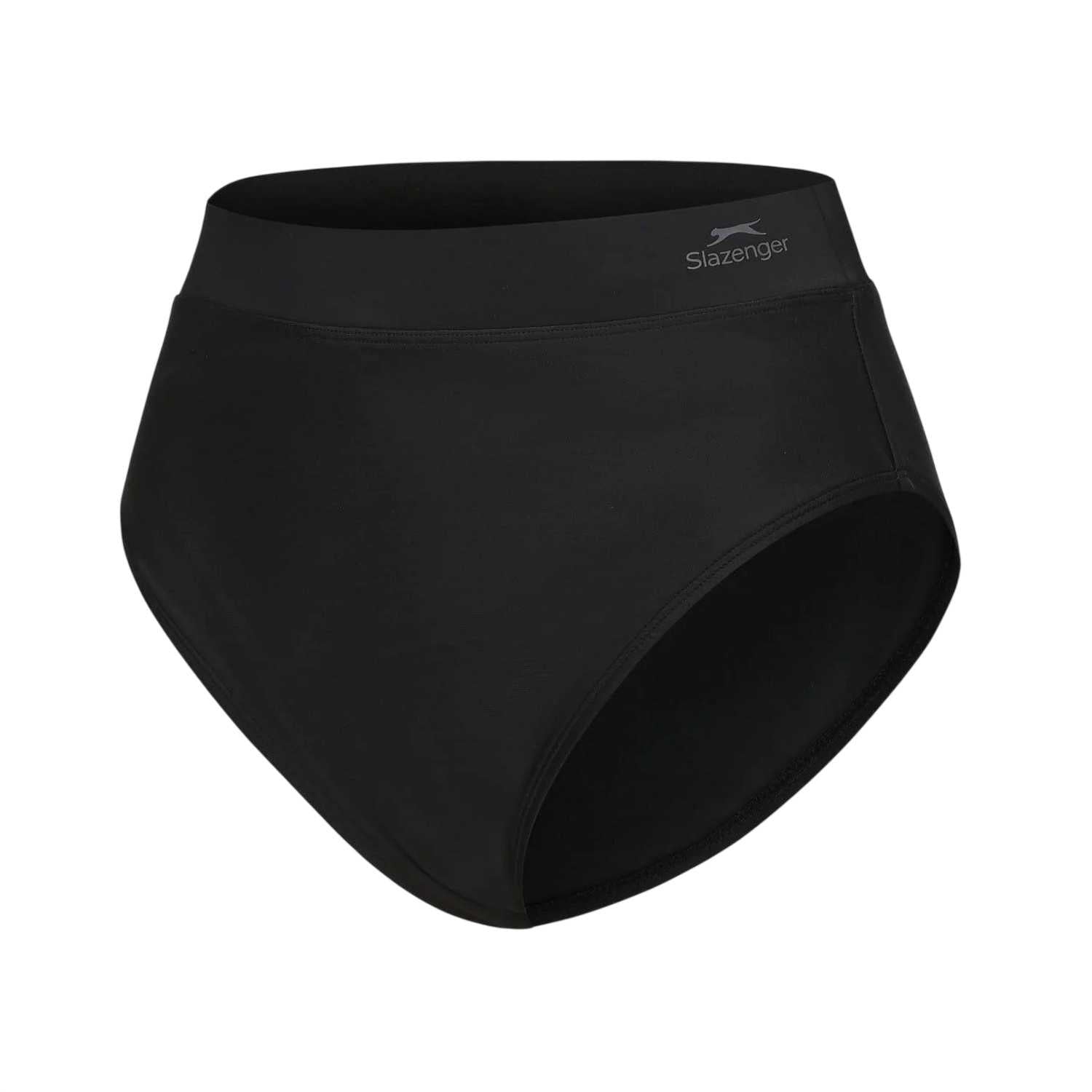 Black - Side - Slazenger Womens-Ladies Xtra Life Lycra Bikini Set