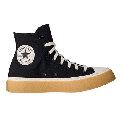 Black - Front - Converse Womens-Ladies All Star Canvas High Top Trainers