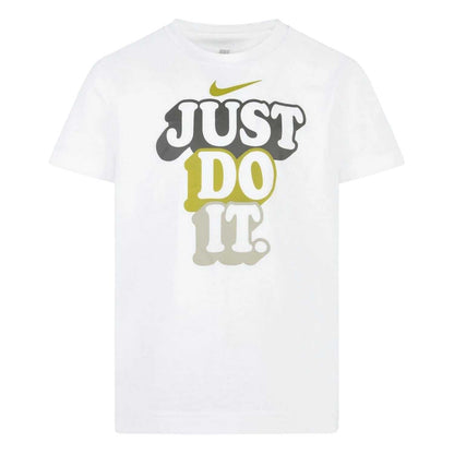 White - Front - Nike Childrens-Kids Just Do It T-Shirt