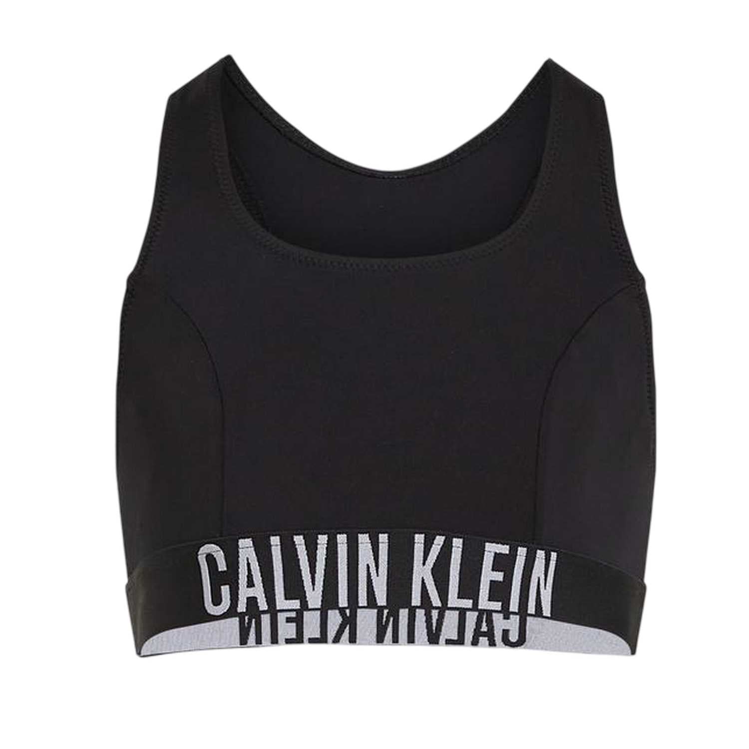 Black - Back - Calvin Klein Girls Logo Bikini Set