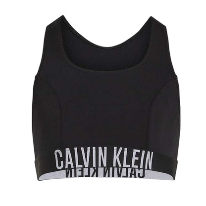 Black - Back - Calvin Klein Girls Logo Bikini Set