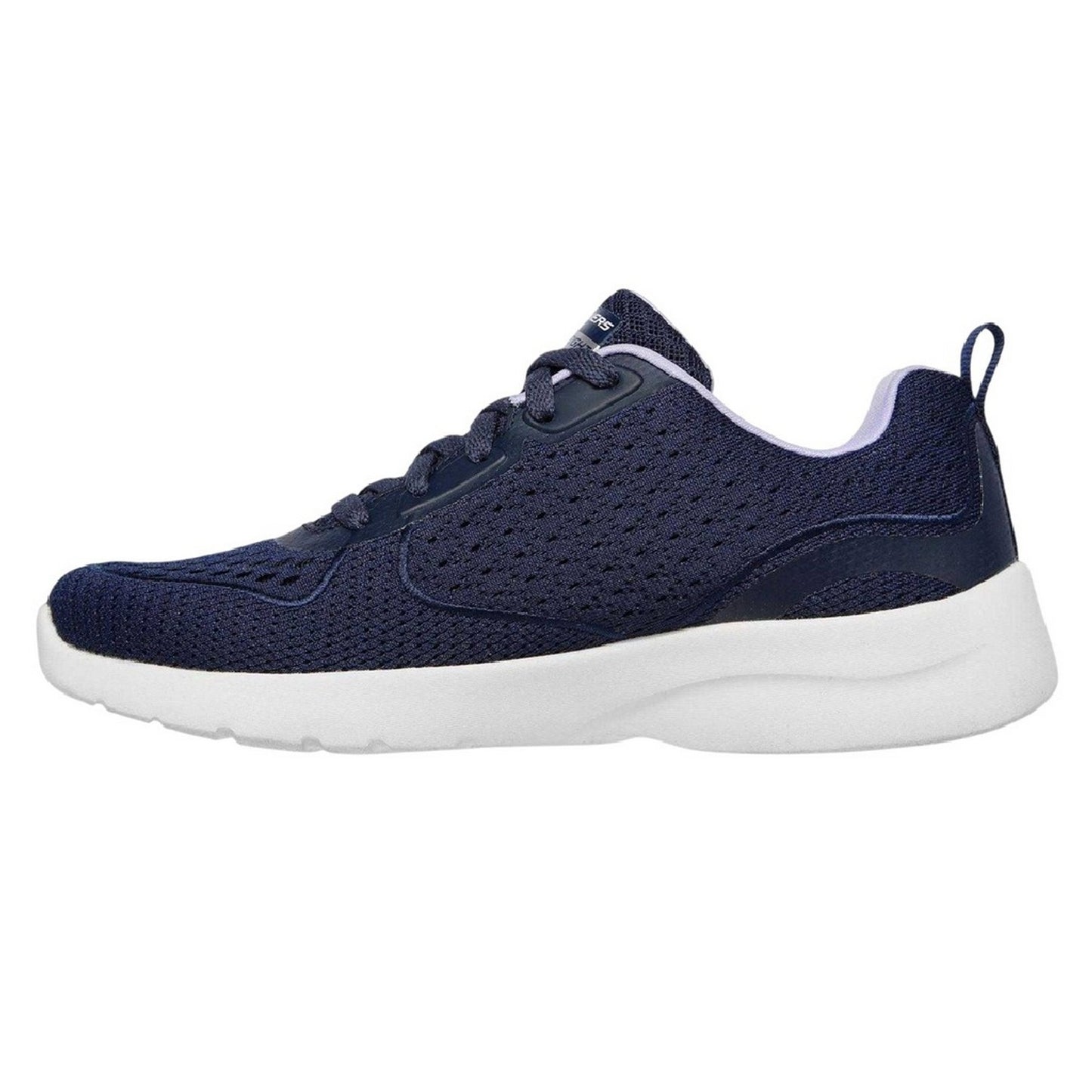 Navy-Lavender - Back - Skechers Womens-Ladies Dynamight 2.0 Trainers